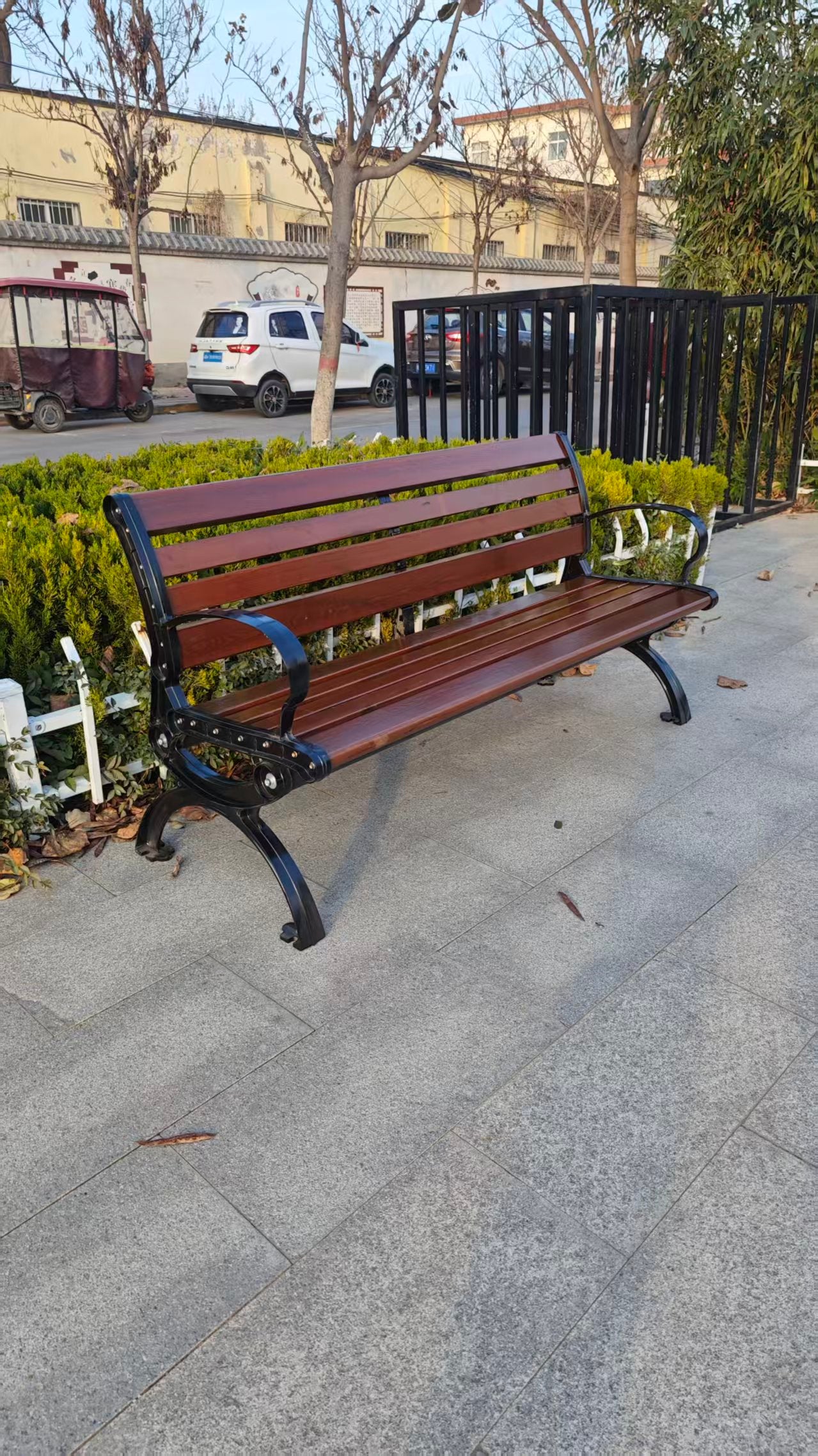 Outdoor Public Bench