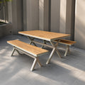 Premium Stainless Steel Outdoor Dining Table Set——Gather G003